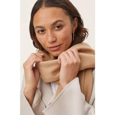 Italic Cleo Cashmere Scarf In Camel
