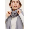 Italic Cleo Cashmere Scarf In Heather Grey