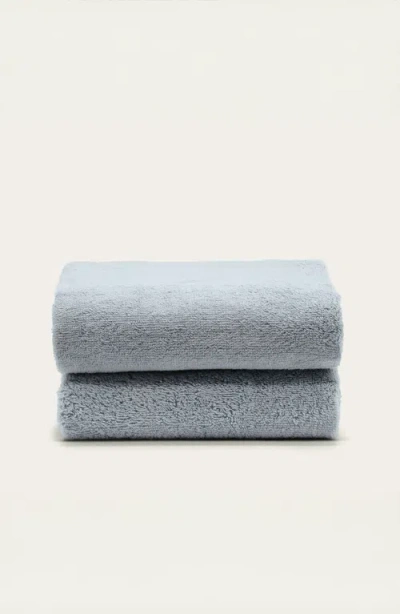 Italic Deia 2-piece Bath Towel Set In Blue
