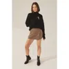 Italic Ellie Chunky Cashmere Turtleneck Sweater In Black