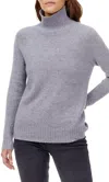 Italic Emma Cashmere Relaxed Turtleneck Sweater In Blue