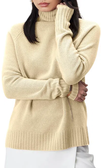 Italic Emma Cashmere Relaxed Turtleneck Sweater