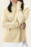 Italic Emma Cashmere Relaxed Turtleneck Sweater