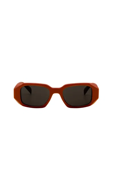 Italic Gabriele Rectangle Italian Acetate Sunglasses In Multi