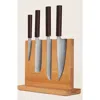 Italic Kumo Knife Set With Knife Block In Bordeaux
