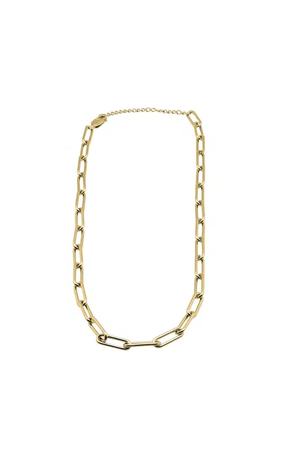 Italic Large Paperclip Chain Necklace