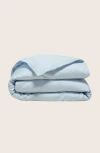 Italic Luxe Australian Sateen Duvet Cover In Pale Blue