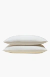 Italic Luxe Australian Sateen Pillowcase Set In White