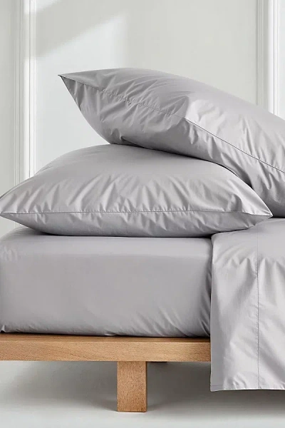Italic Luxe Australian Sateen Pillowcase Set In Light Gray At Urban Outfitters