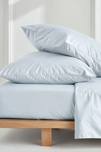 Italic Luxe Australian Sateen Pillowcase Set In Pale Blue At Urban Outfitters