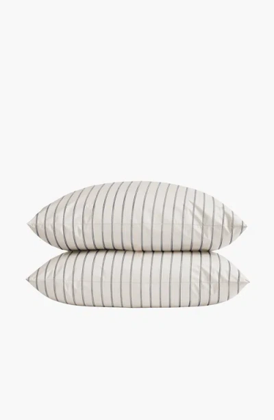 Italic Luxe Australian Sateen Pillowcase Set In White