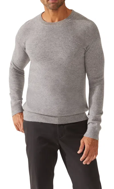 Italic Mateo Cashmere Crewneck Sweater In Gray