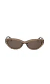 Italic Michele Petite Cat-eye Italian Acetate Sunglasses