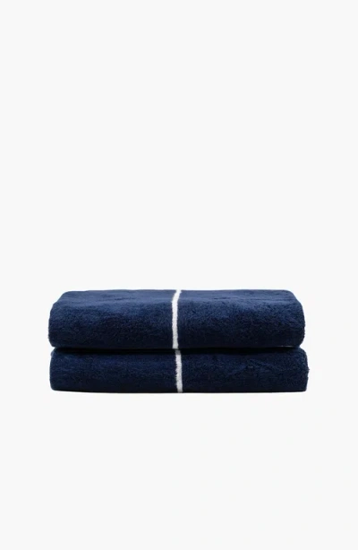 Italic Miramar Bath Towel Set In Blue
