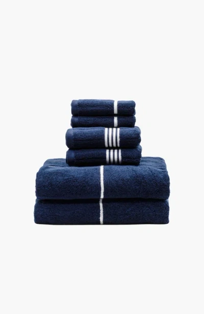 Italic Miramar Bath Towel Standard Set In Blue