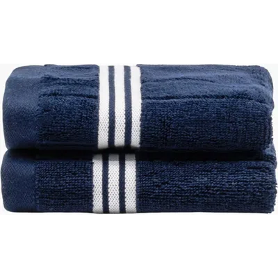 Italic Nautilus Washcloth Set In Blue