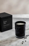 Italic Noir Swiss Scented Glass Candle In Black