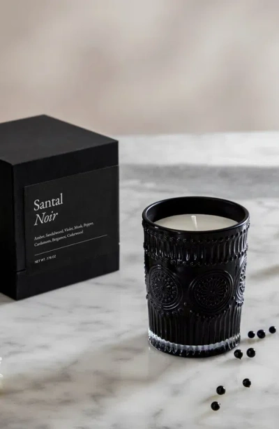 Italic Noir Swiss Scented Glass Candle