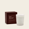 Italic Noir Swiss Scented Glass Candle In White
