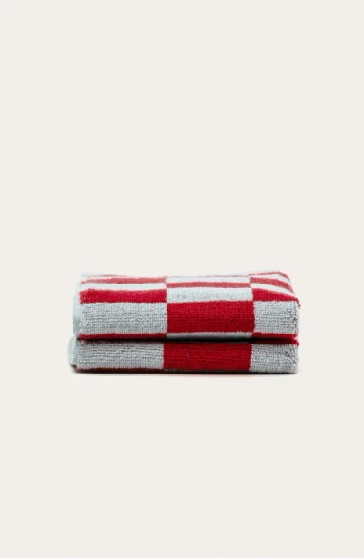 Italic Pietra 2-piece Washcloth Set In Multi