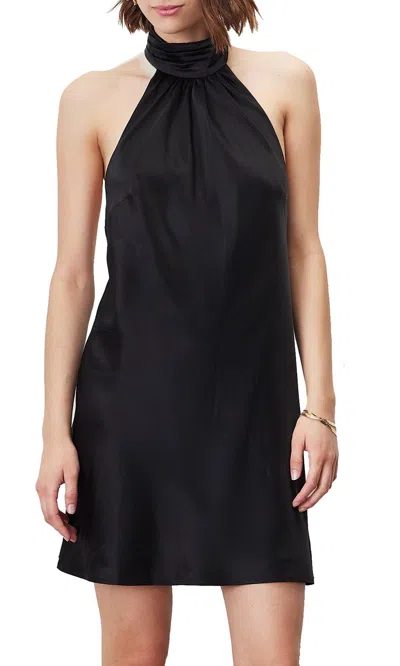 Italic Priscilla Silk Halter Mini Dress