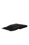 Italic Remi Cashmere Throw Blanket In Black