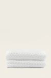 Italic Sedona Waffle Towels In White