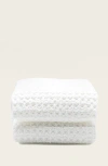 Italic Sedona Waffle Towels In White