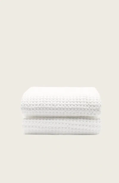Italic Sedona Waffle Towels In White