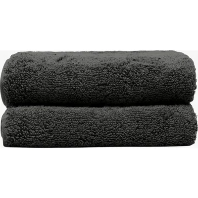 Italic Serene Ultraplush Australian Cotton Bath Sheet In Charcoal