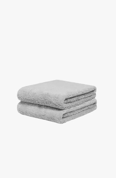 Italic Serene Ultraplush Australian Cotton Hand Towel In Light Gray