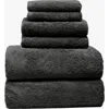 Italic Serene Ultraplush Australian Cotton Luxe Set In Charcoal
