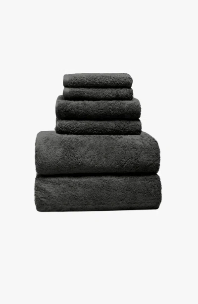 Italic Serene Ultraplush Australian Cotton Standard Set In Charcoal