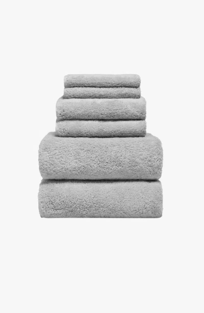 Italic Serene Ultraplush Australian Cotton Standard Set In Light Gray