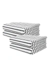 Italic Serene Ultraplush Collection Bath Essentials- Bath Towel 4 Pack In Multi