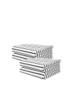 Italic Serene Ultraplush Collection Bath Essentials- Bath Towel 4 Pack In Multi