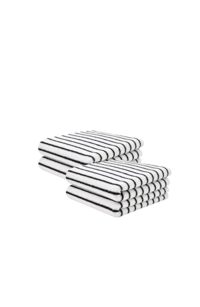 Italic Serene Ultraplush Collection Bath Essentials- Washcloths 4 Pack In Multi