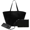 Italic Sienna Leather Tote And Albee Leather Card Holder Bundle