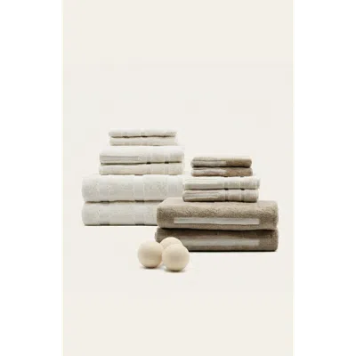 Italic Sorrel Towels In Multi