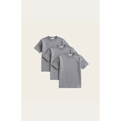 Italic Thomas Featherlight Cashmere Tee 3-pack In Gray
