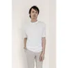 Italic Thomas Featherlight Tee In Ecru