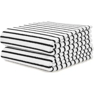 Italic Ultraplush Australian Cotton Bath Sheet In Black