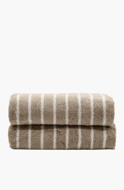 Italic Ultraplush Australian Cotton Bath Sheets In Brown