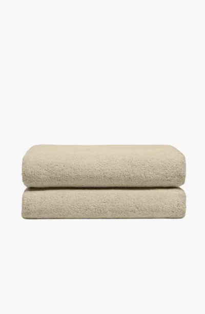 Italic Ultraplush Australian Cotton Bath Towels In Brown