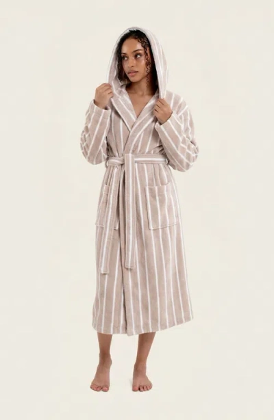 Italic Ultraplush Australian Cotton Bathrobe In Purple