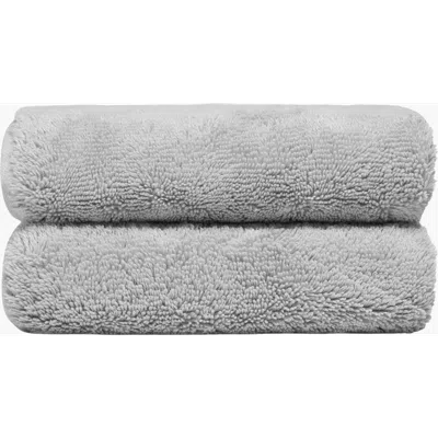 Italic Ultraplush Australian Cotton Hand Towels In Gray