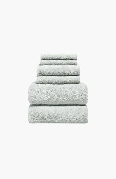 Italic Ultraplush Australian Cotton Standard 6-piece Towel Set In Green