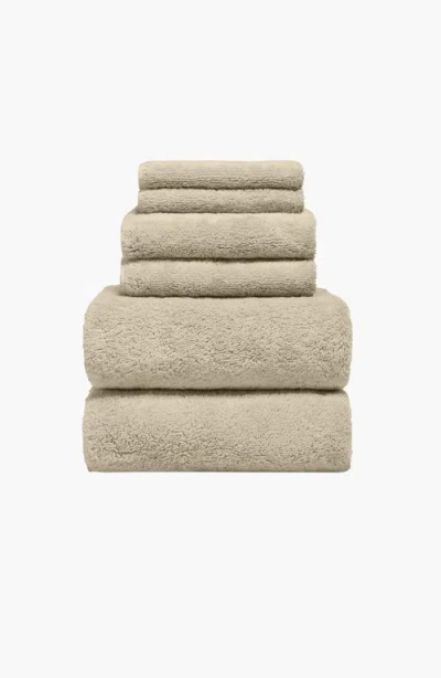 Italic Ultraplush Australian Cotton Standard Towel Set In Neutral