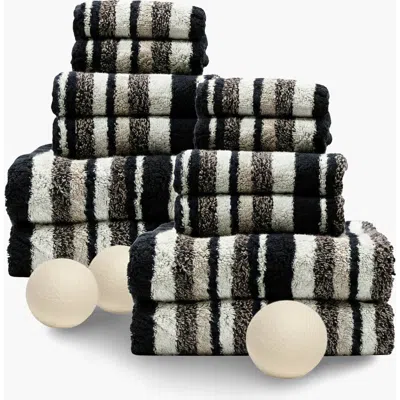 Italic Ultraplush Australian Cotton Towel Family Set In Multi