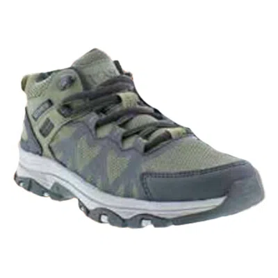 Itasca Big Kids'  Pine Creek Hiking Boots In Green